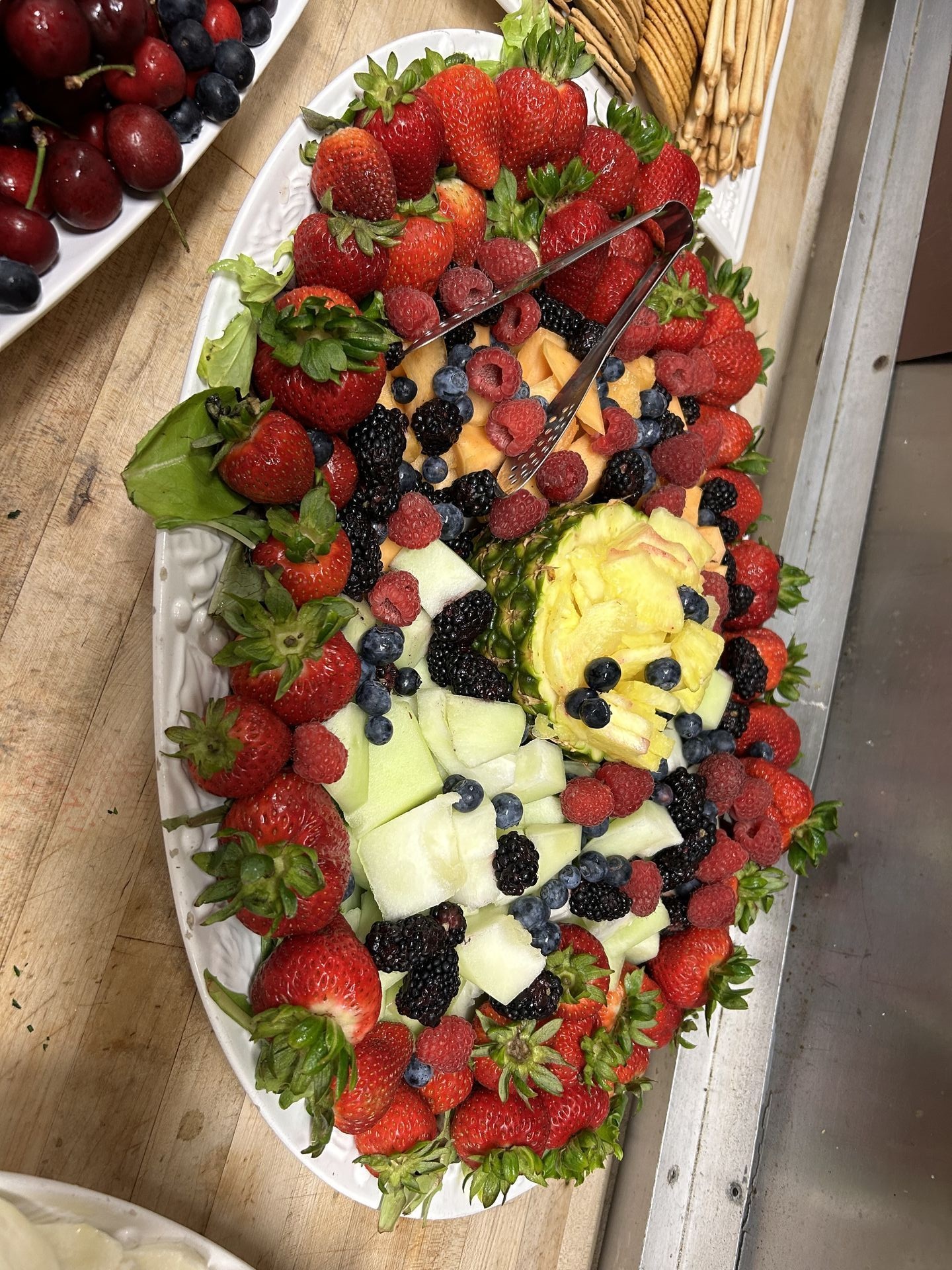 Beautiful berry fruit arrangement